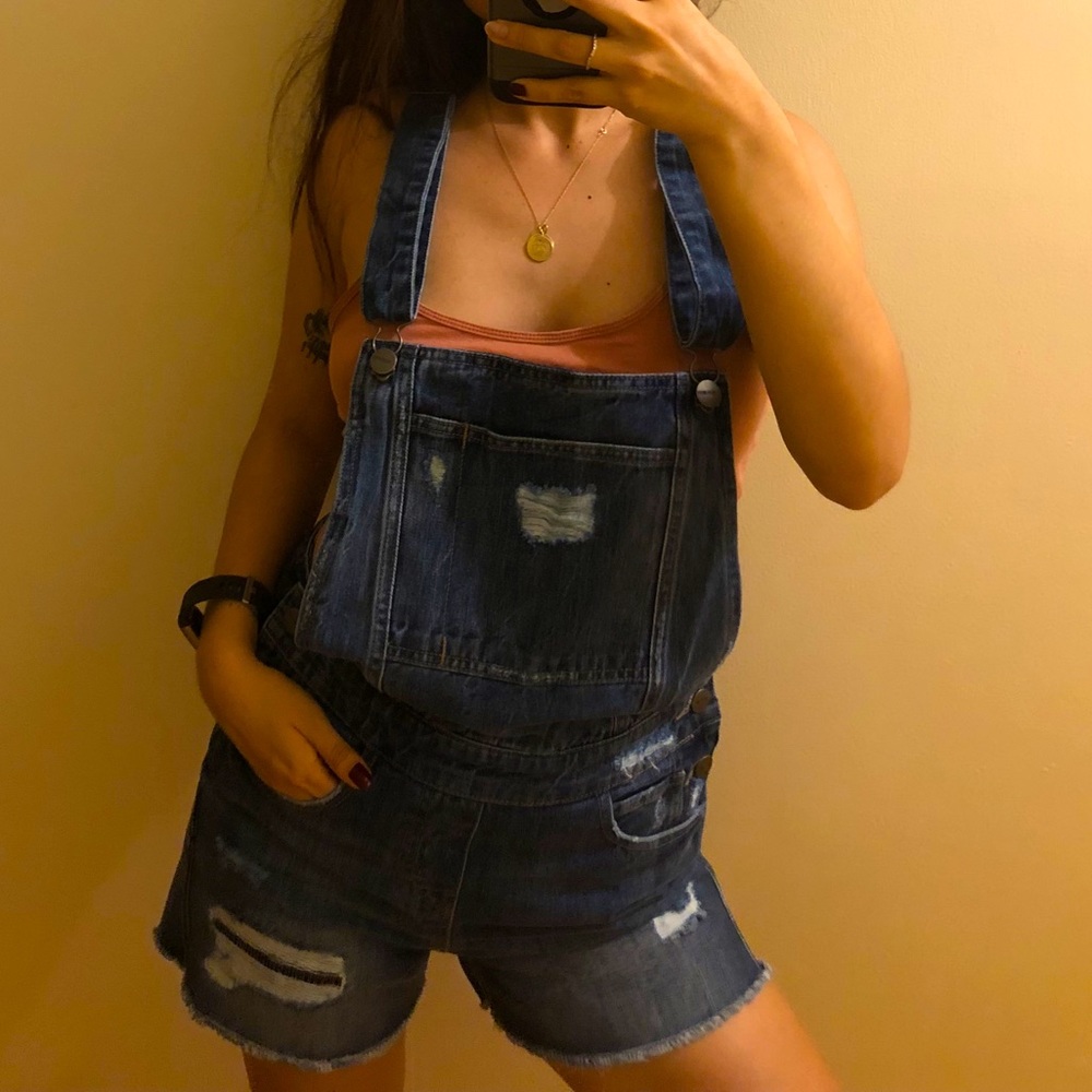 denim overalls